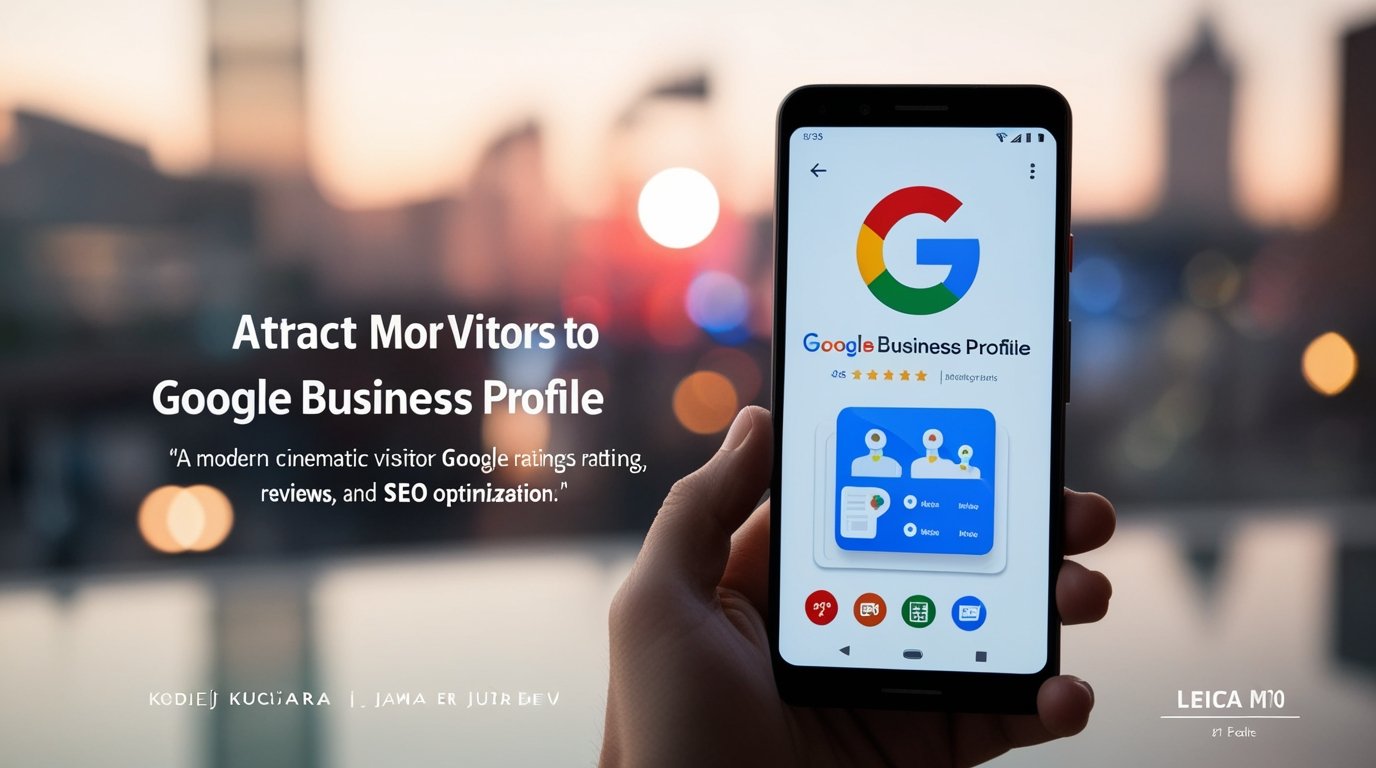 attract more visitors to google business profile​
