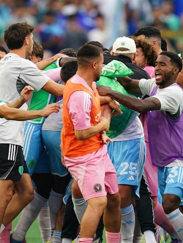 Inter Miami’s Suárez appears to spit on Sounders staffer